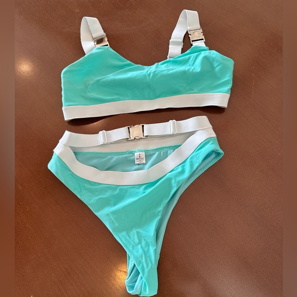 Sunny co buckle bathing suit
